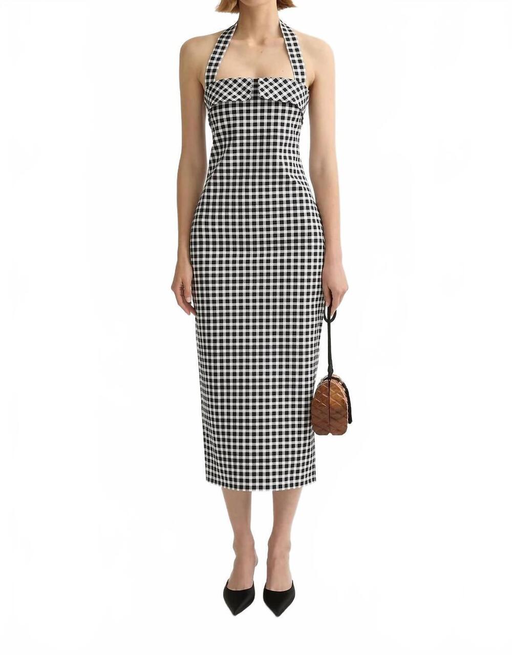 NEW POSSE chiara dress in gingham